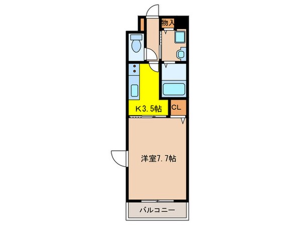 エスペランサ真清田の物件間取画像